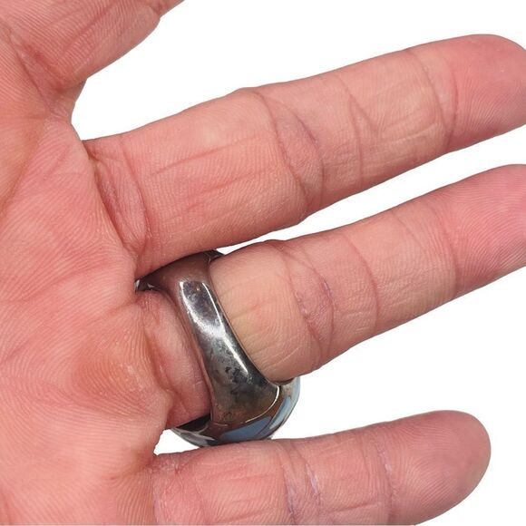 10/$25🦋 Blue Stone Fashion Ring - Size 7.5 - Picture 6 of 9